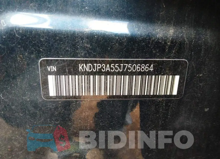 KNDJP3A55J7506864 Photo# 9