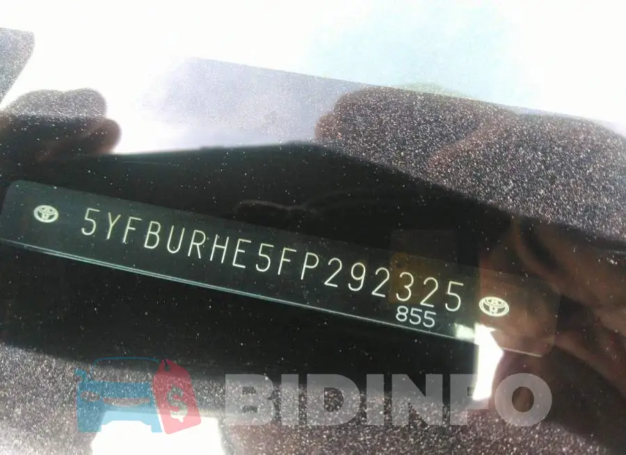 5YFBURHE5FP292325 Photo# 9