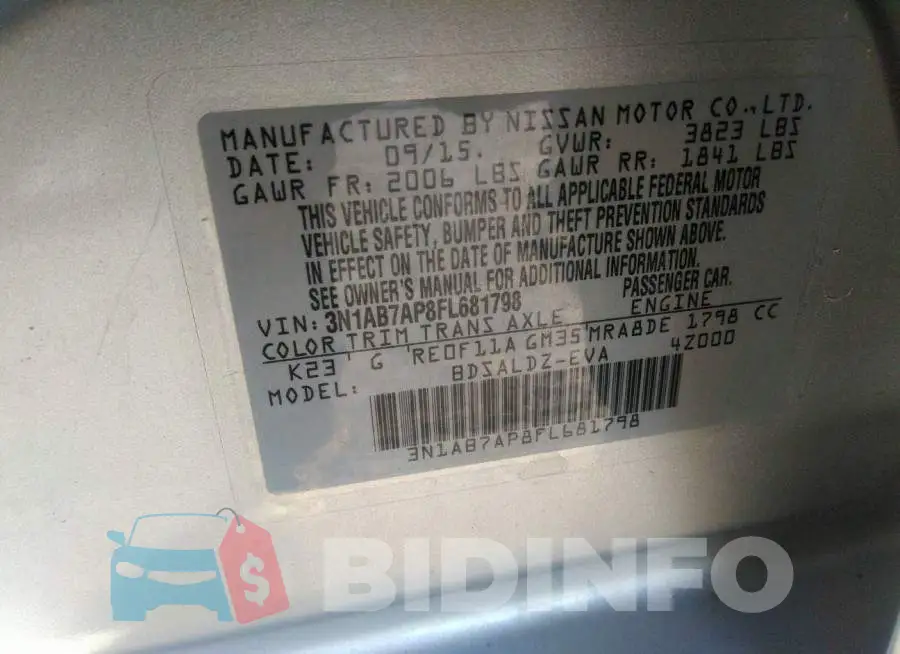 3N1AB7AP8FL681798 Photo# 9