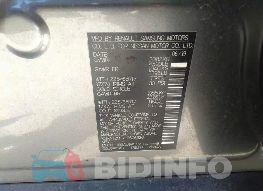 KNMAT2MT7LP506920 Photo# 9