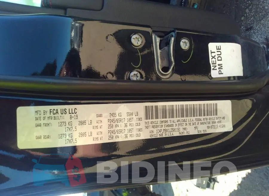 1C4PJMBX1LD501151 Photo# 9