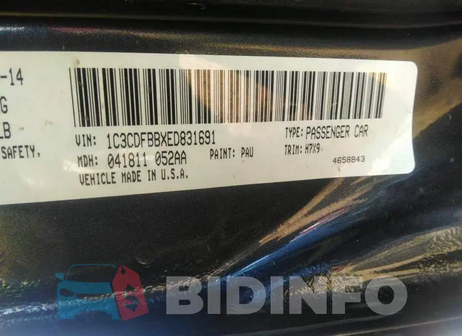 1C3CDFBBXED831691 Photo# 9