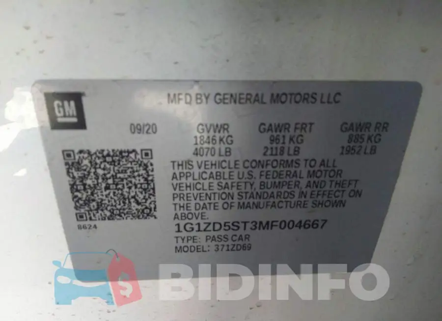 1G1ZD5ST3MF004667 Photo# 9