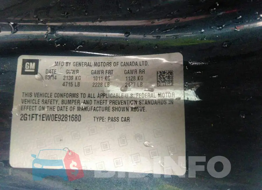 2G1FT1EW0E9281680 Photo# 8