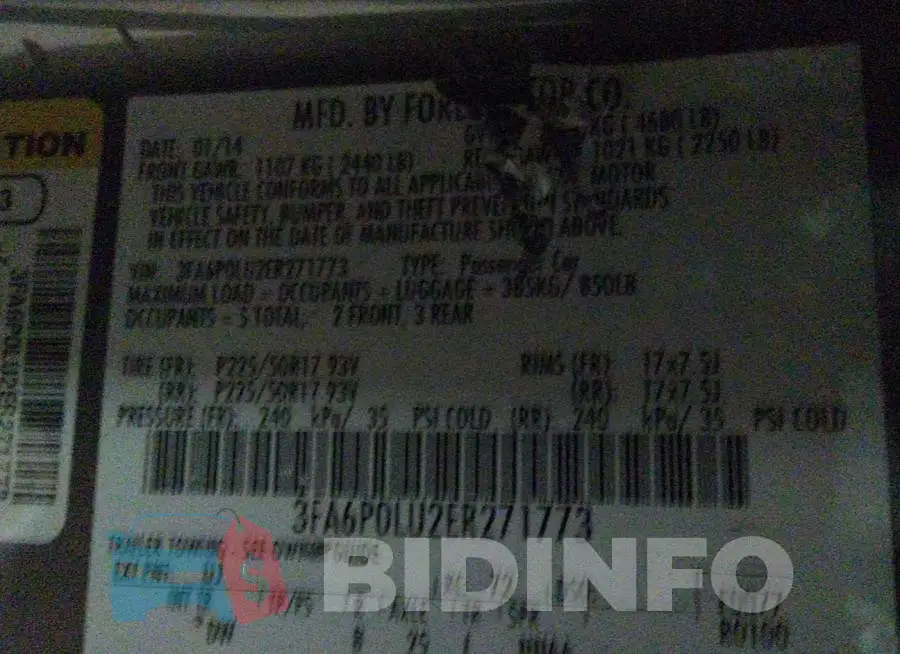 3FA6P0LU2ER271773 Photo# 9
