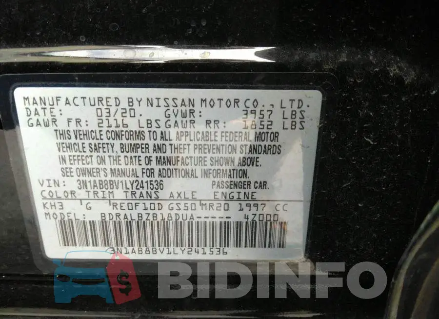 3N1AB8BV1LY241536 Photo# 9