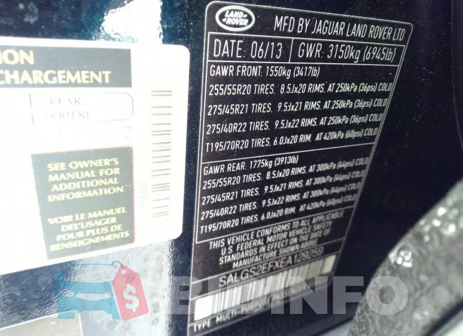 SALGS2EFXEA129259 Photo# 9
