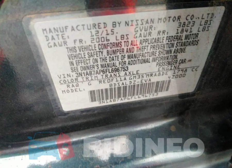 3N1AB7AP6FL696753 Photo# 9
