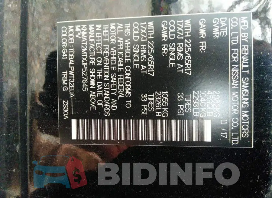 KNMAT2MTXJP527645 Photo# 9