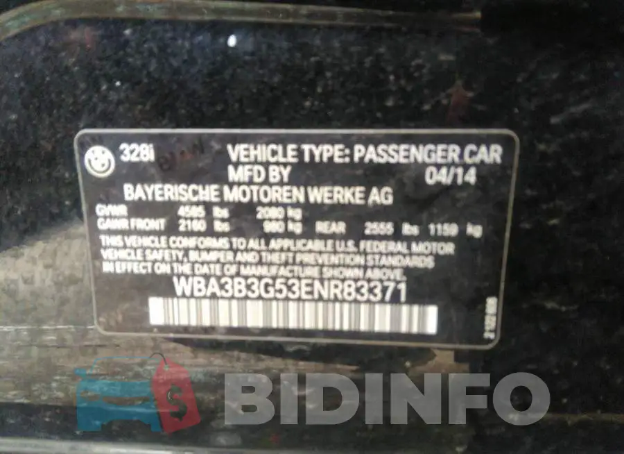 WBA3B3G53ENR83371 Photo# 9