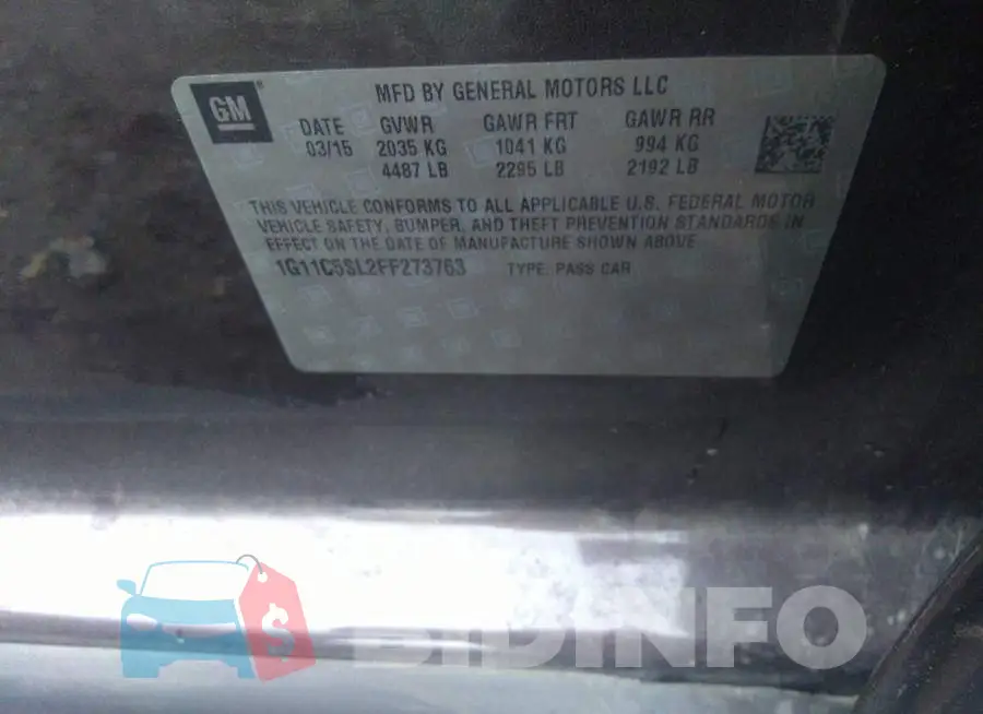 1G11C5SL2FF273763 Photo# 9