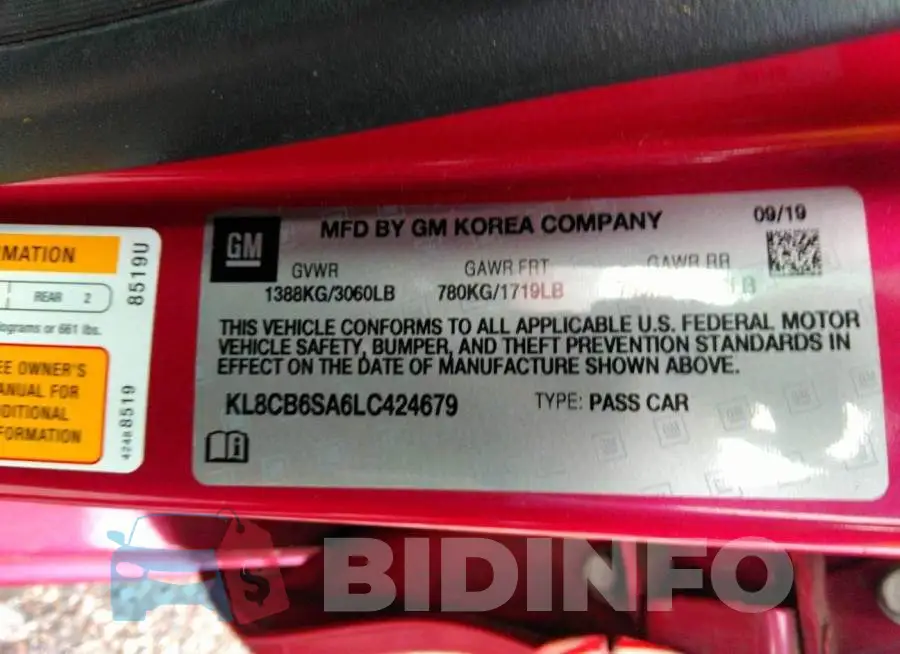 KL8CB6SA6LC424679 Photo# 9