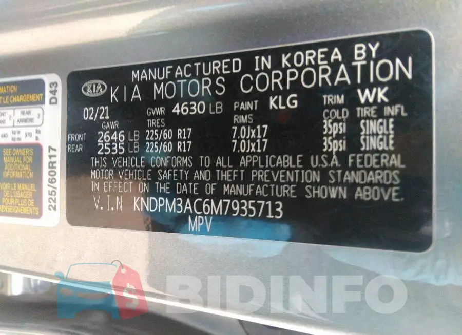 KNDPM3AC6M7935713 Photo# 9