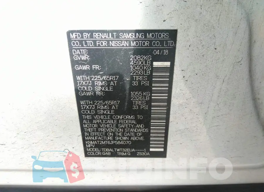 KNMAT2MT6JP584070 Photo# 9