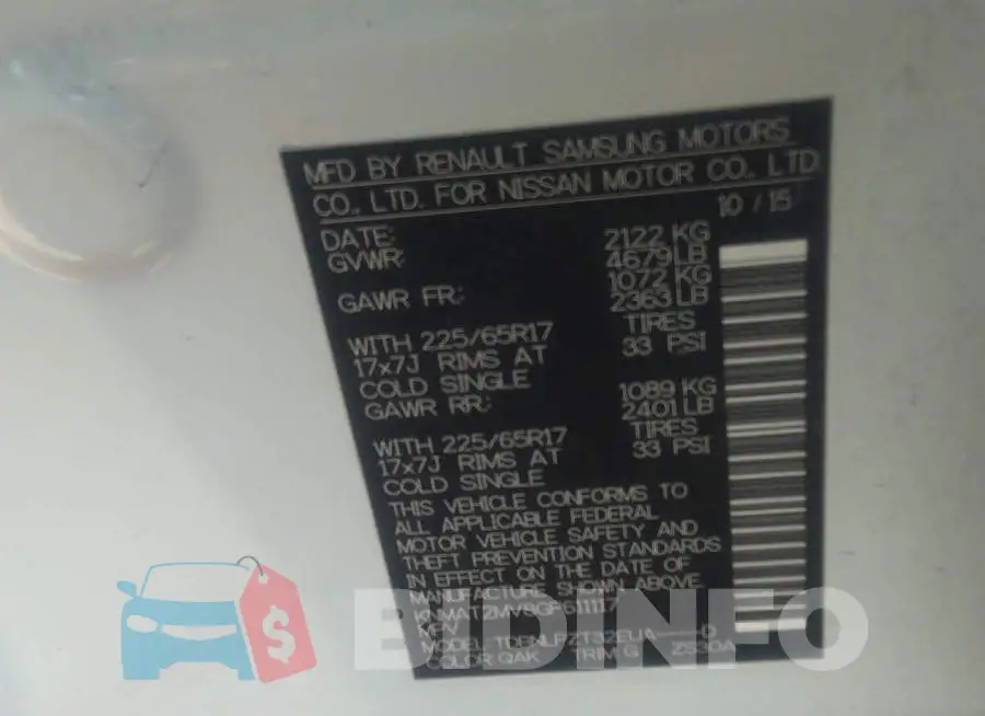 KNMAT2MV8GP611117 Photo# 9
