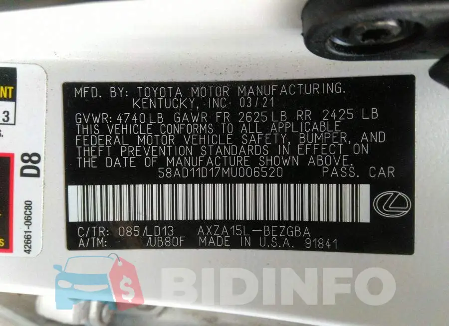 58AD11D17MU006520 Photo# 9