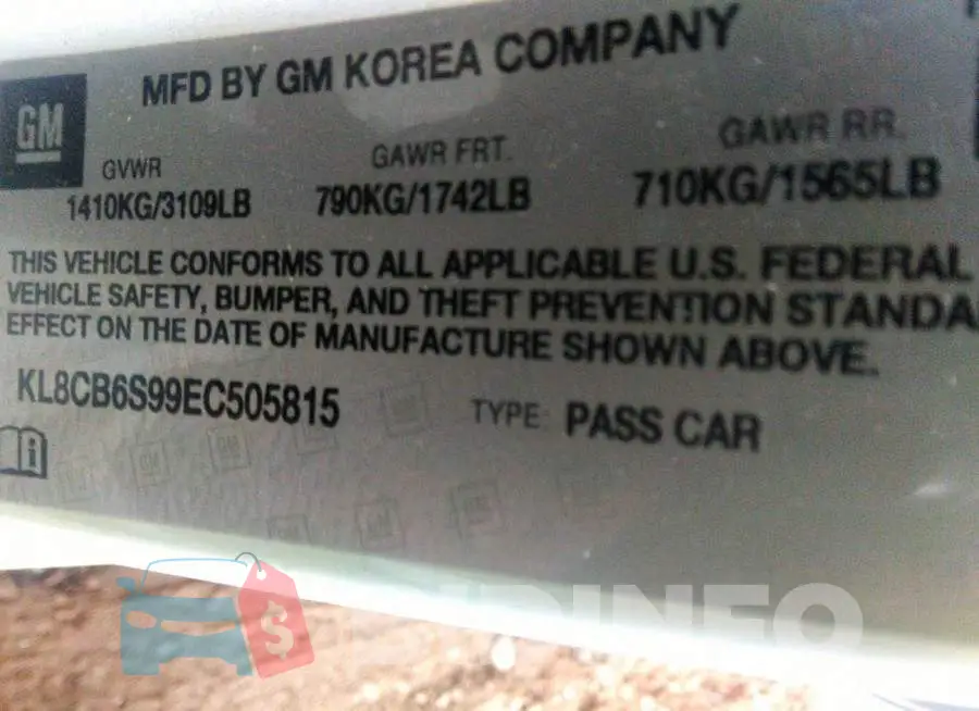 KL8CB6S99EC505815 Photo# 9