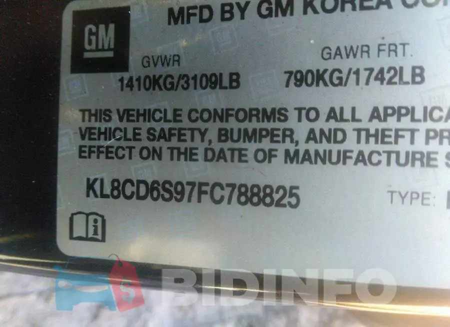 KL8CD6S97FC788825 Photo# 9