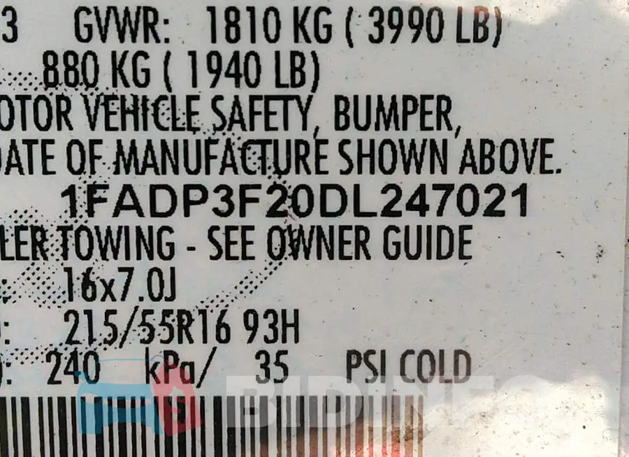 1FADP3F20DL247021 Photo# 9