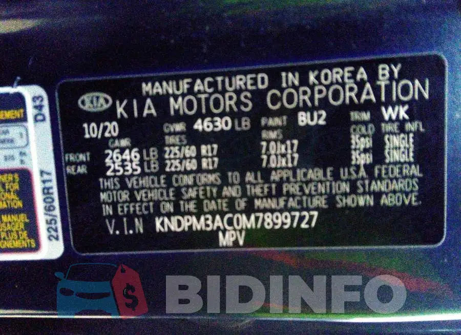 KNDPM3AC0M7899727 Photo# 9