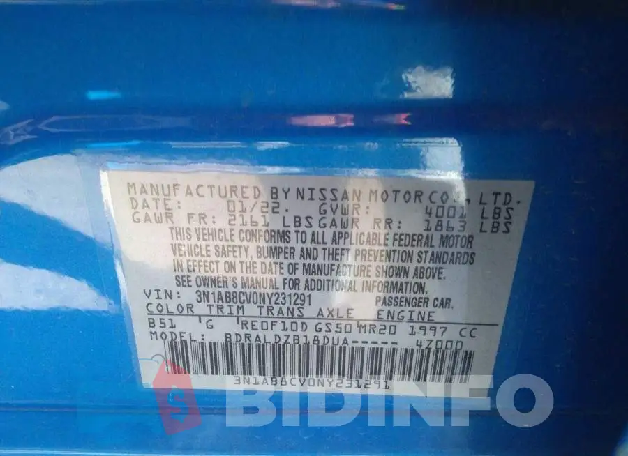 3N1AB8CV0NY231291 Photo# 9