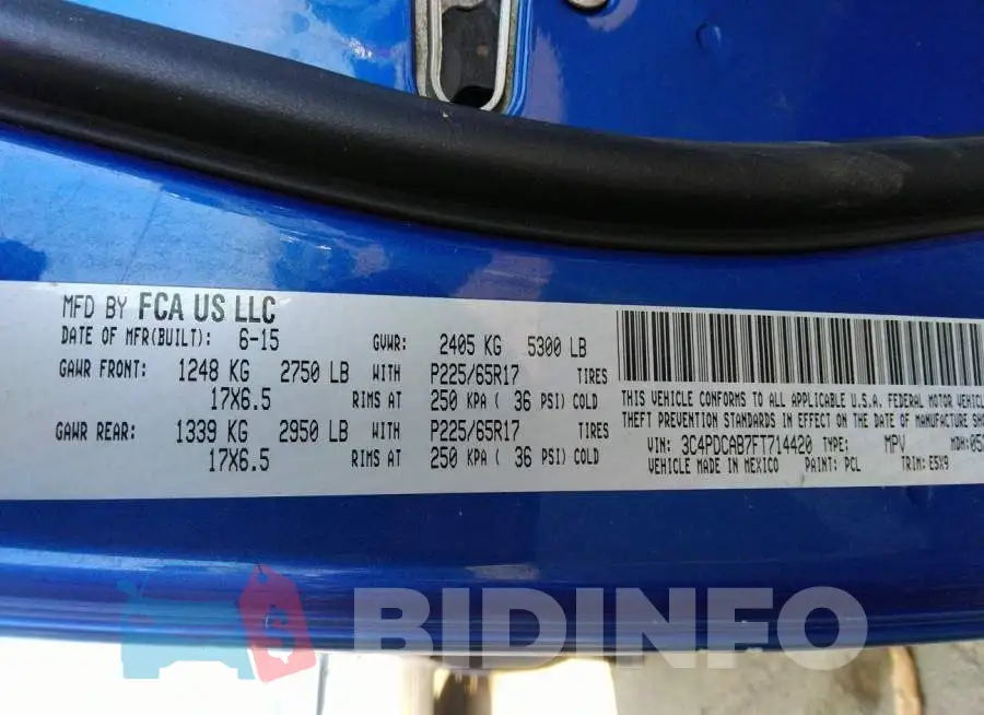 3C4PDCAB7FT714420 Photo# 9