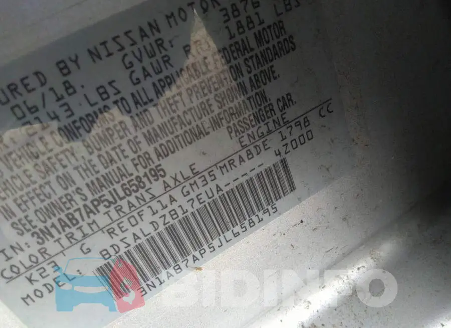 3N1AB7AP5JL658195 Photo# 9