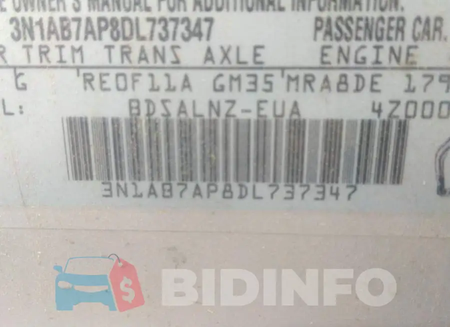 3N1AB7AP8DL737347 Photo# 9