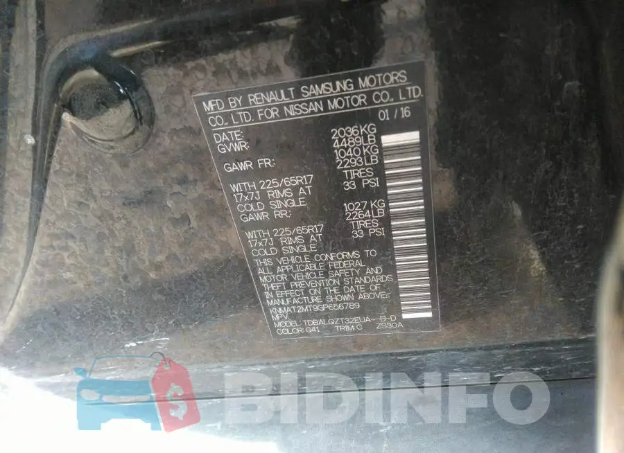 KNMAT2MT9GP656789 Photo# 9