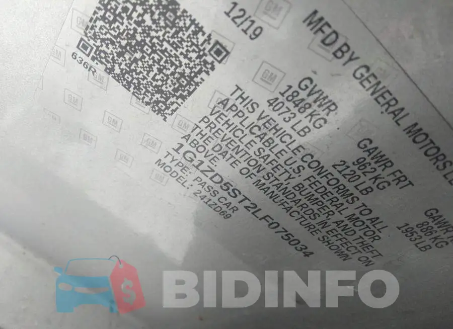 1G1ZD5ST2LF075034 Photo# 9