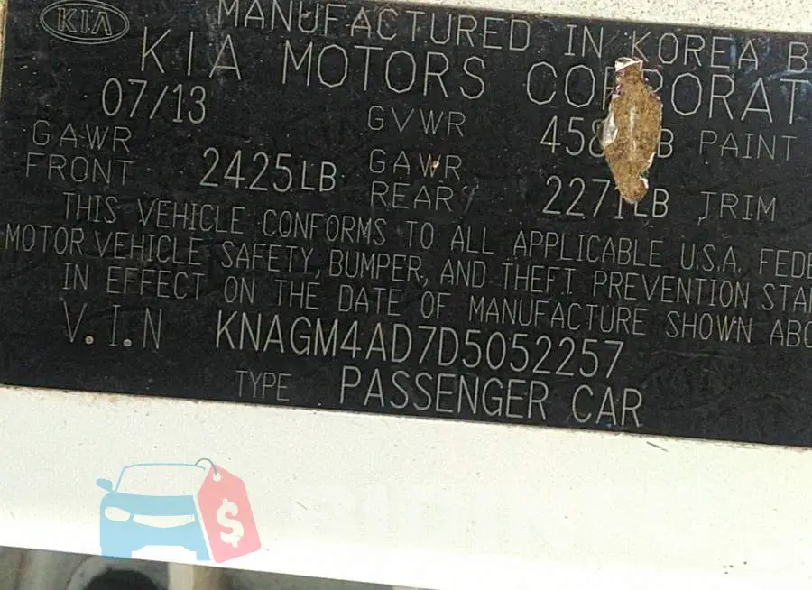 KNAGM4AD7D5052257 Photo# 9