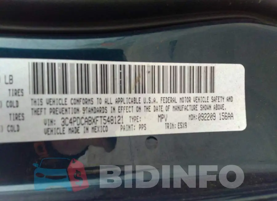 3C4PDCABXFT548121 Photo# 9