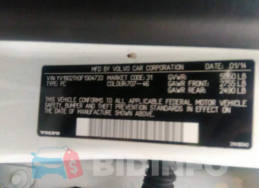 YV1902TH3F1304733 Photo# 9