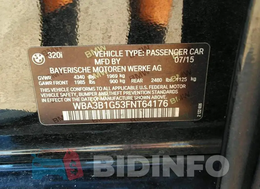 WBA3B1G53FNT64176 Photo# 9