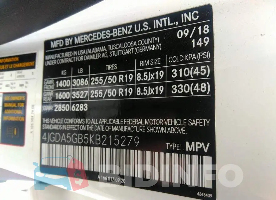 4JGDA5GB5KB215279 Photo# 9