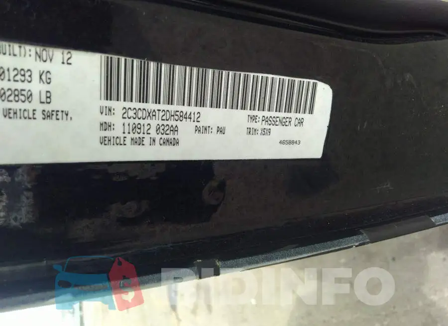 2C3CDXAT2DH584412 Photo# 9