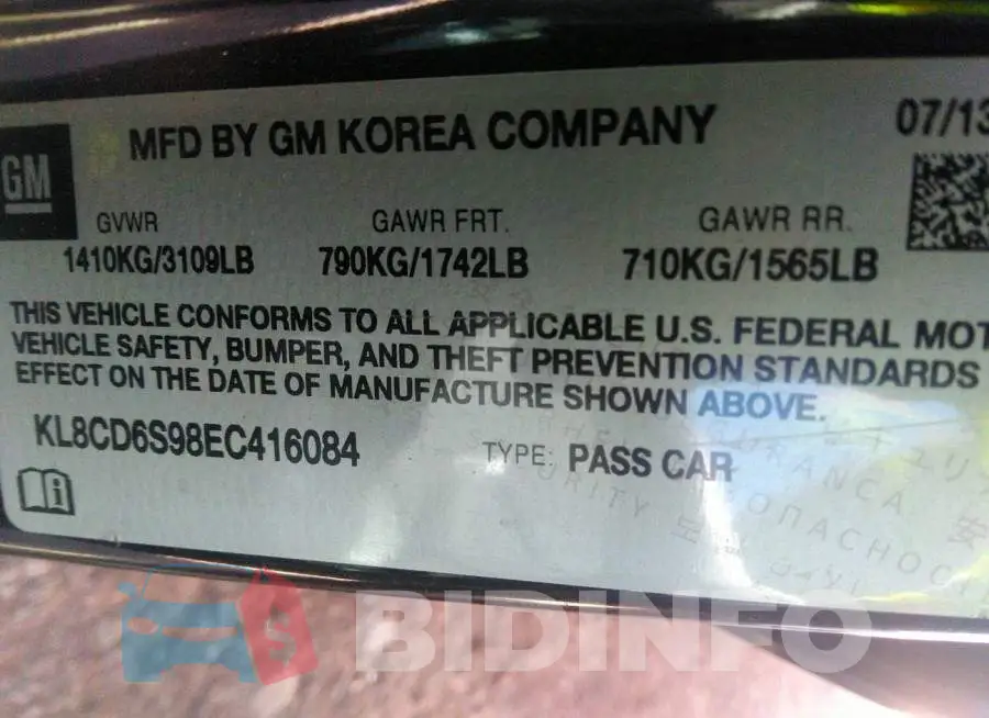 KL8CD6S98EC416084 Photo# 9