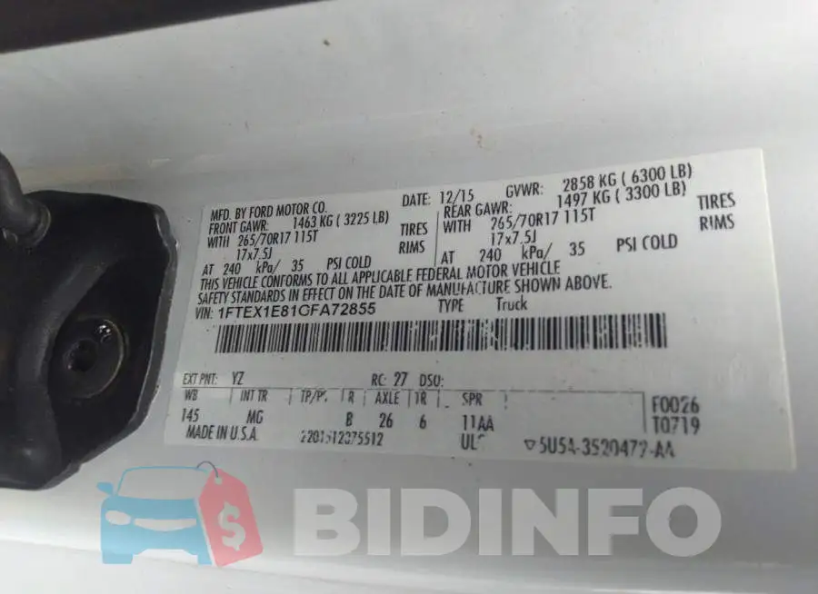 1FTEX1E81GFA72855 Photo# 9