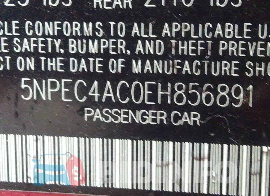5NPEC4AC0EH856891 Photo# 9