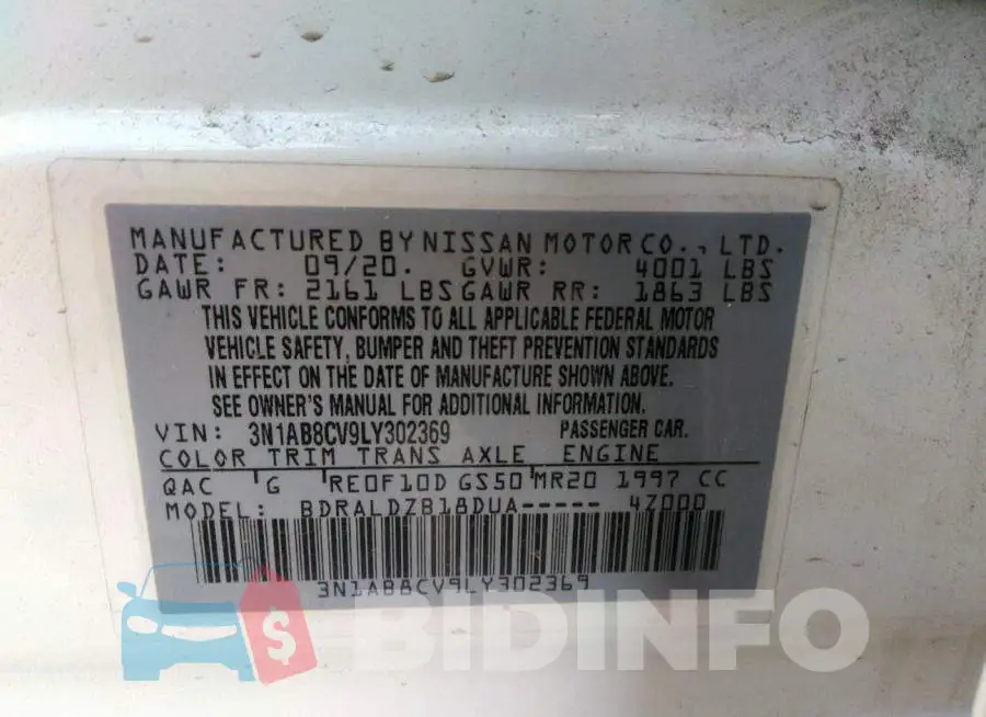 3N1AB8CV9LY302369 Photo# 9