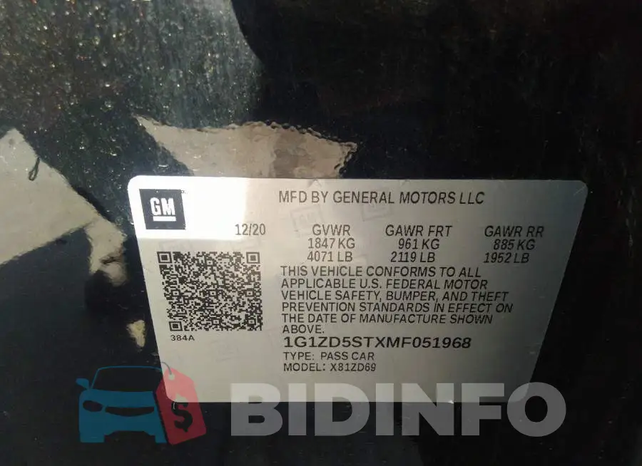 1G1ZD5STXMF051968 Photo# 9