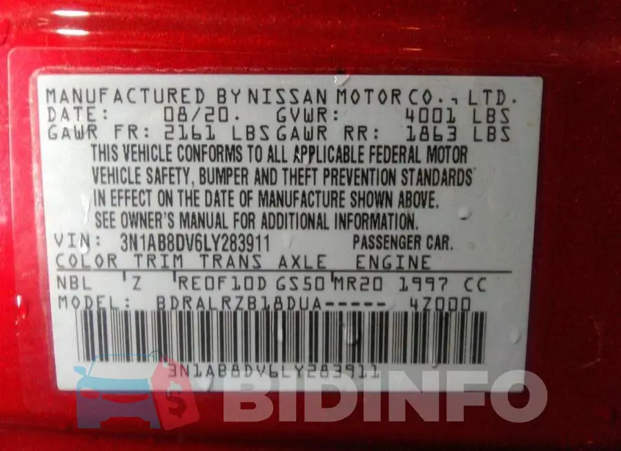 3N1AB8DV6LY283911 Photo# 9