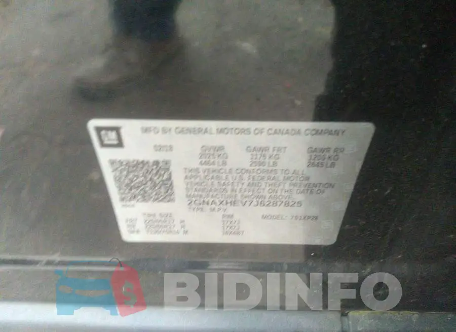 2GNAXHEV7J6287825 Photo# 9