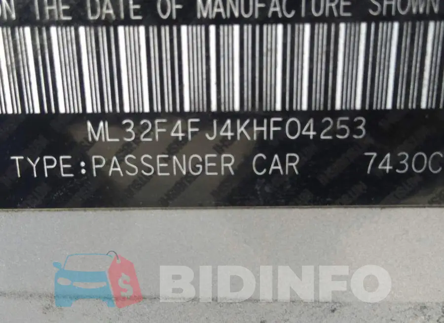 ML32F4FJ4KHF04253 Photo# 9