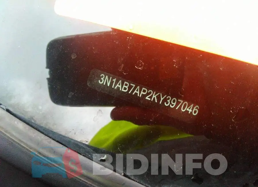 3N1AB7AP2KY397046 Photo# 9