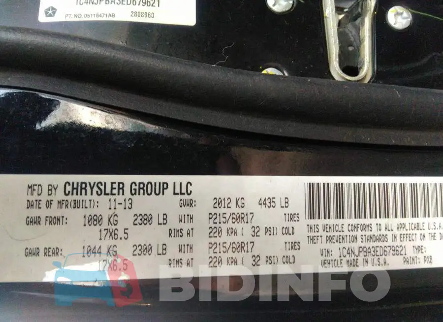 1C4NJPBA3ED679621 Photo# 9