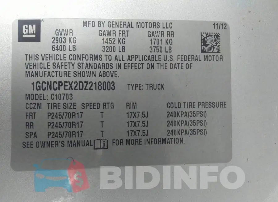 1GCNCPEX2DZ218003 Photo# 9