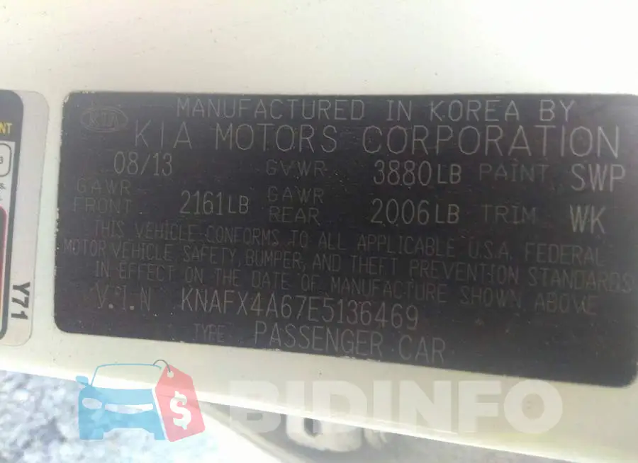 KNAFX4A67E5136469 Photo# 9