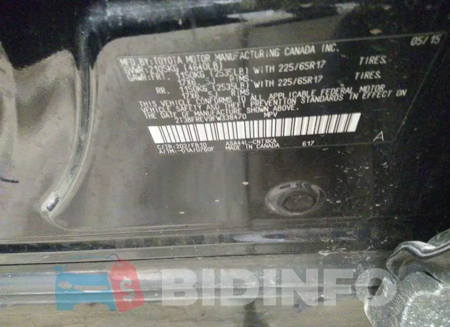 2T3BFREV9FW338470 Photo# 9