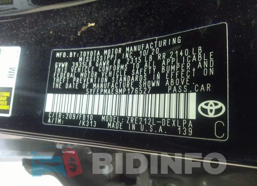 5YFEPMAE9MP176527 Photo# 9